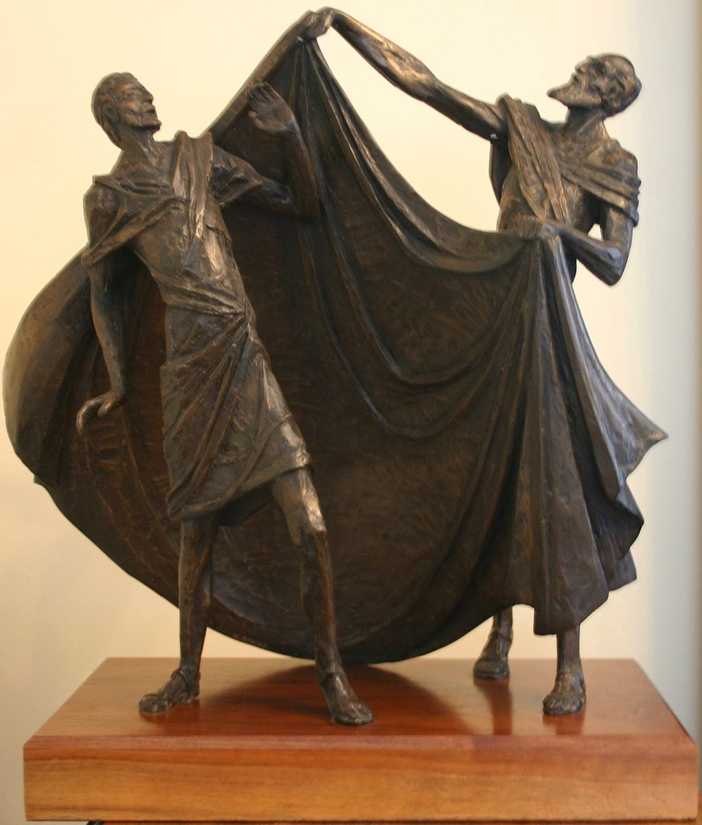 Elijah Cloak over Elisha Westminster Synagogue