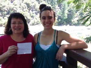 Cathryn and Katie