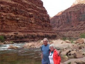 Ellie & Paul on Colorado River