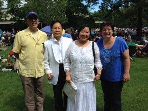 Ron, Cathryn, Lauren and Robin at Tanglewood