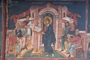christ-preaching-in-the-synagogue-at-nazareth-14th-c-fresco-Visoki-Decani-Monastery-Kosovo