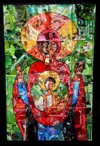 collage of christmas ads by house of all saints and sinners
