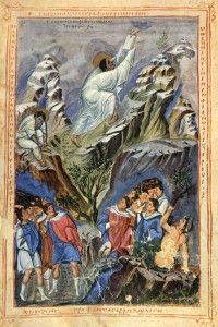 manus-ten moses receiving the tablets of the law